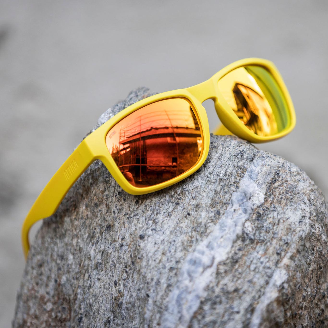 Yellow cheap plastic sunglasses