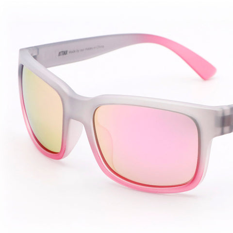 Birdie Eco-friendly Sunglasses - Translucent/Pink
