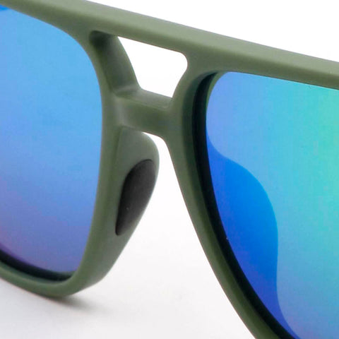 Jensen Eco-friendly Sunglasses - Khaki/Petrol