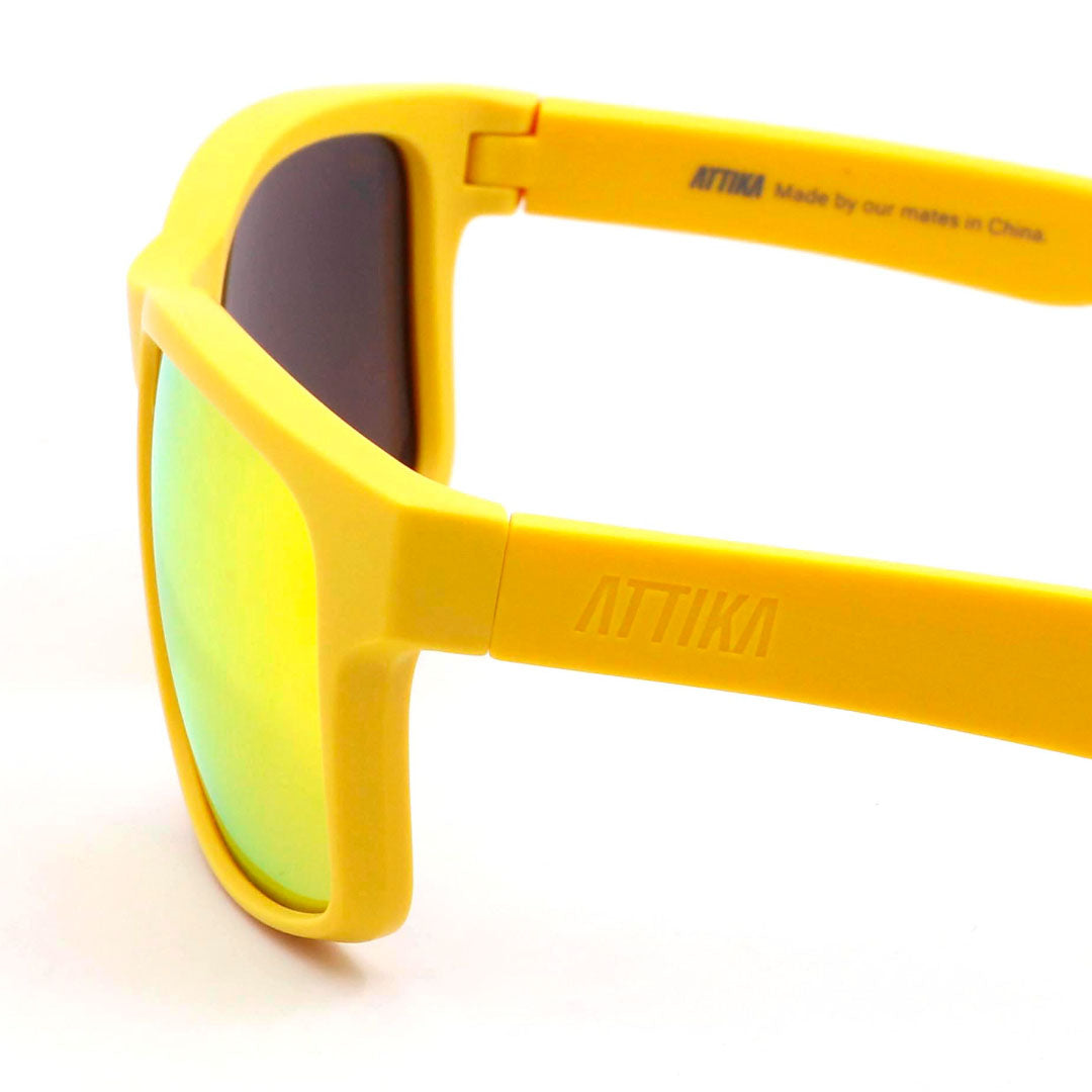 Amazon.com: Unisex Spring Temple Aviator Yellow HD Night